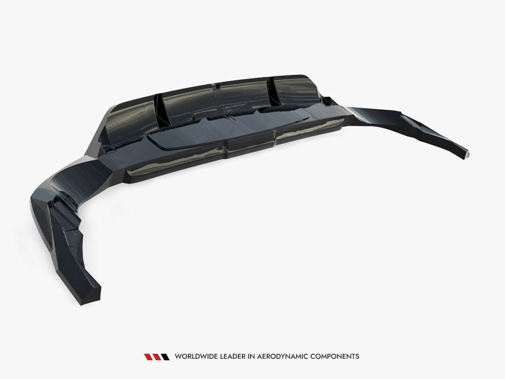 Maxton Design Rear Splitter (Vertical Bars) Audi RSQ8 Mk1 Facelift
