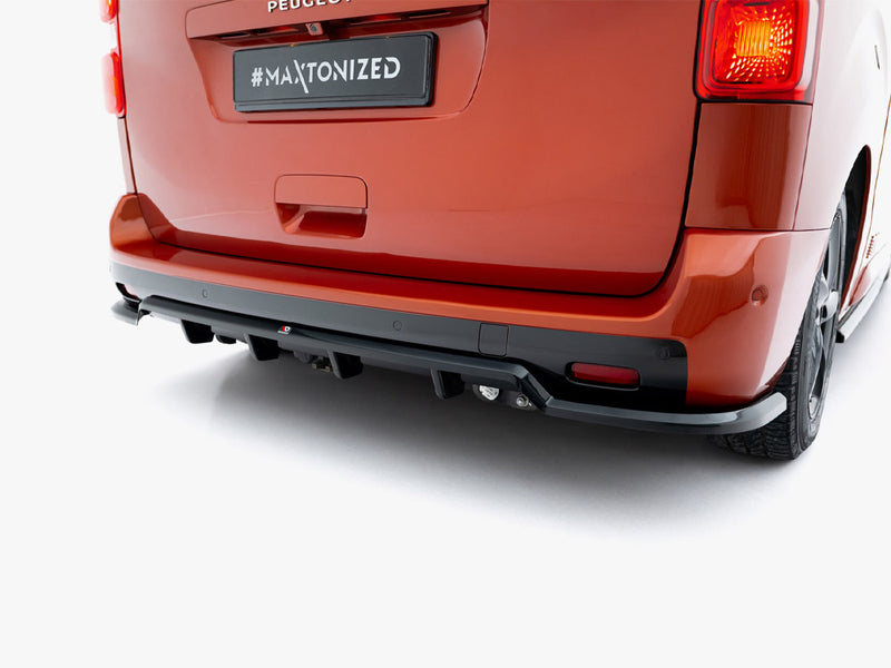 Maxton Design Rear Splitter (Vertical Bars) Peugeot Expert Mk3