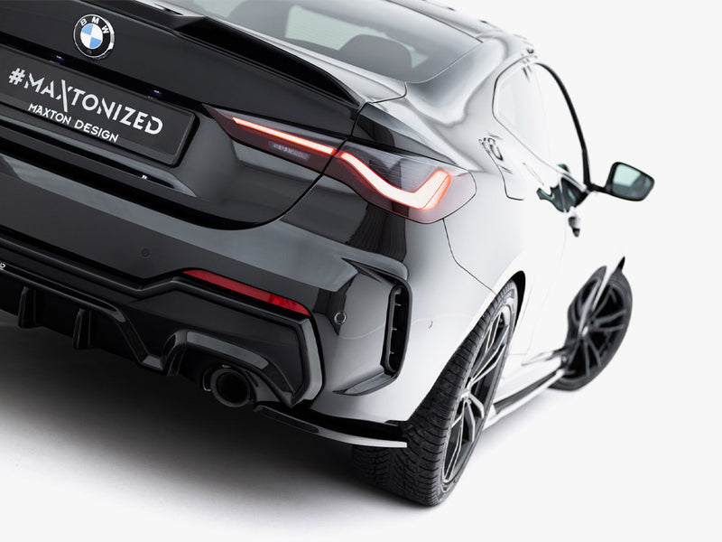 Maxton Design Rear Side Splitters V.7 BMW 4 M-Pack G22 / G23 / G22 Facelift / G23 Facelift