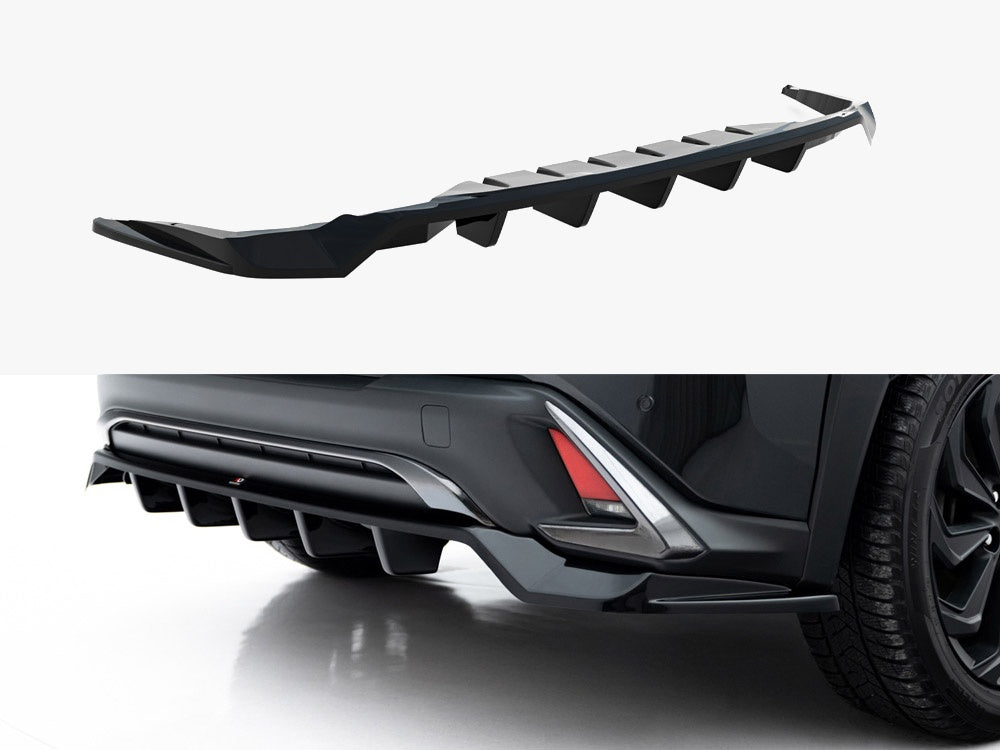 Maxton Design Rear Splitter (Vertical Bars) Lexus UX F-Sport Mk1