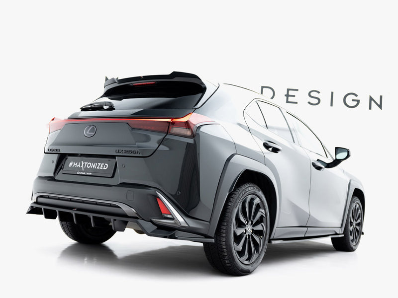 Maxton Design Rear Splitter (Vertical Bars) Lexus UX F-Sport Mk1