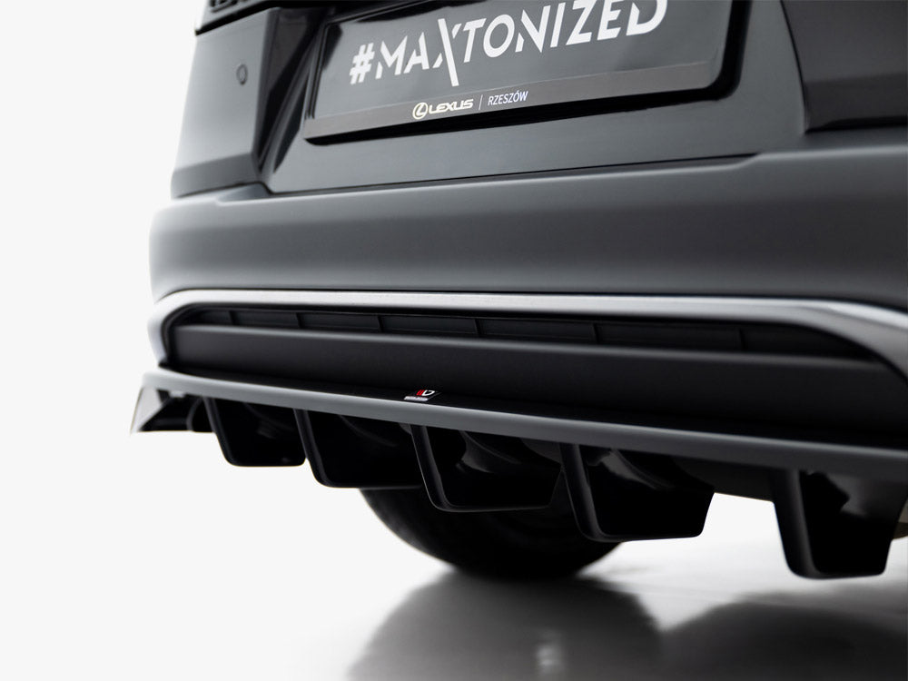 Maxton Design Rear Splitter (Vertical Bars) Lexus UX F-Sport Mk1