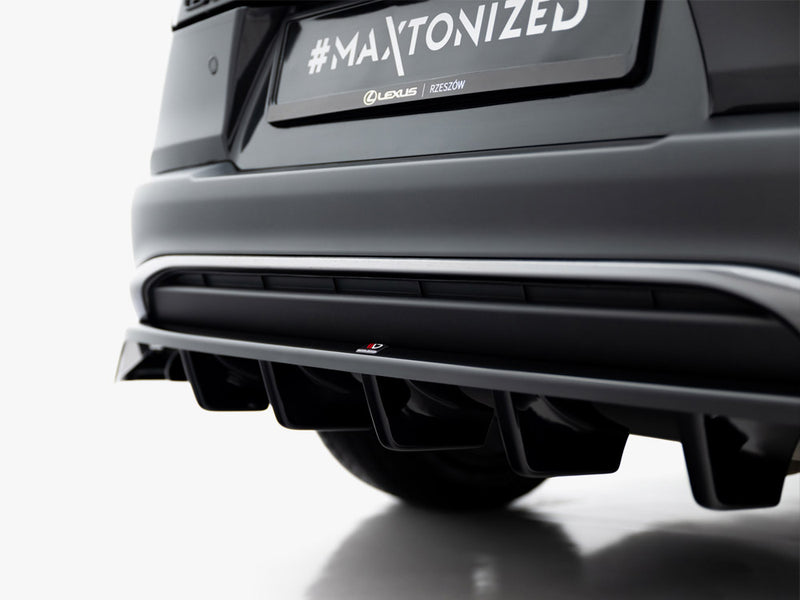 Maxton Design Rear Splitter (Vertical Bars) Lexus UX F-Sport Mk1