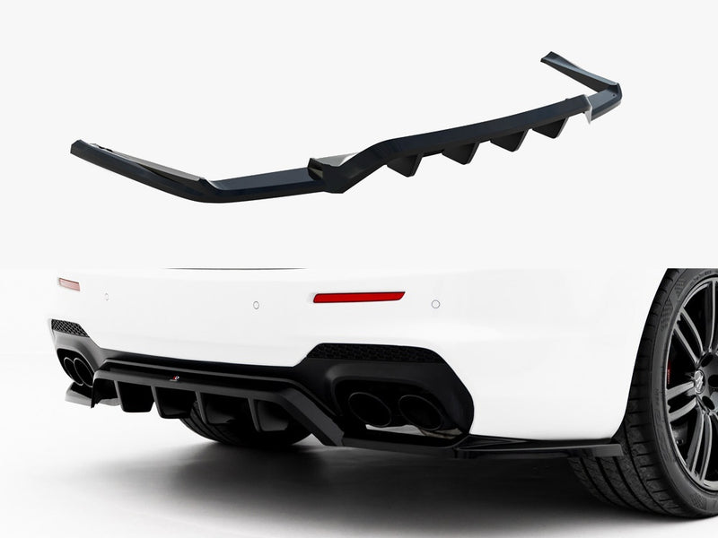 Maxton Design Rear Splitter (Vertical Bars) Maserati Ghibli Modena Mk3 Facelift