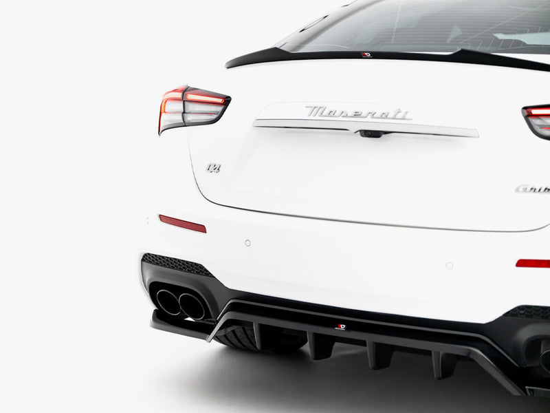Maxton Design Rear Splitter (Vertical Bars) Maserati Ghibli Modena Mk3 Facelift