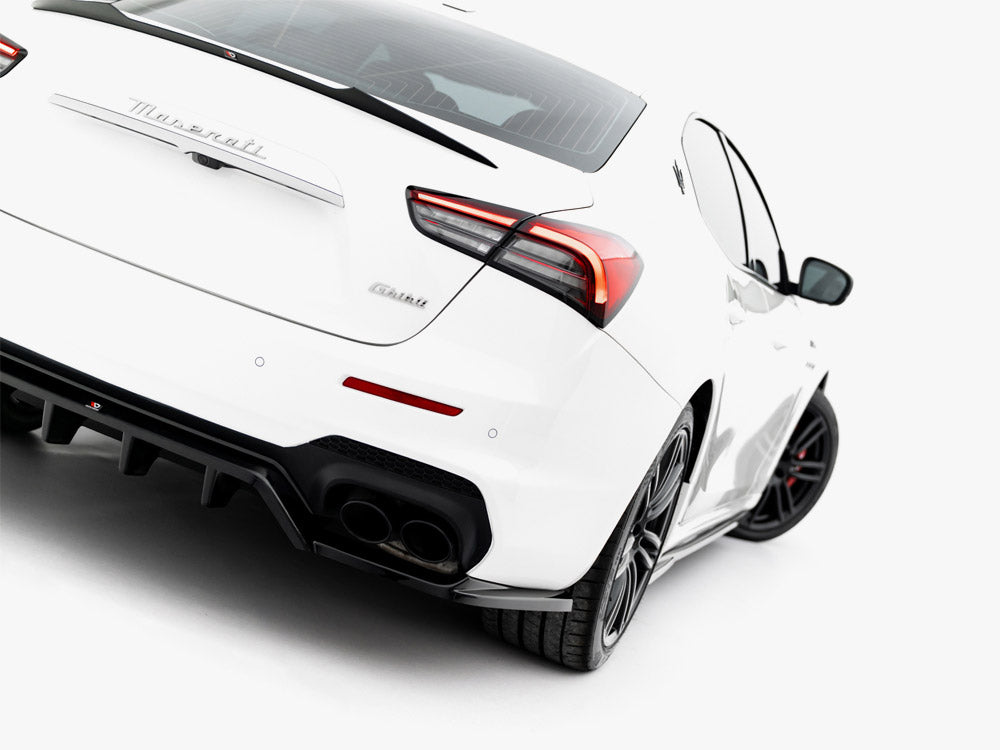 Maxton Design Rear Splitter (Vertical Bars) Maserati Ghibli Modena Mk3 Facelift
