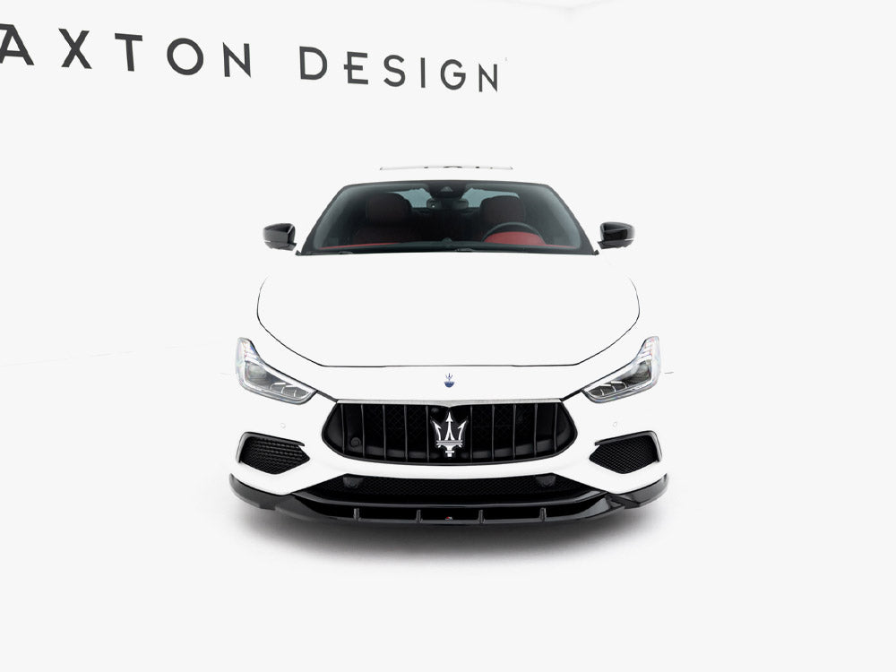 Maxton Design Front Splitter Maserati Ghibli Modena Mk3 Facelift