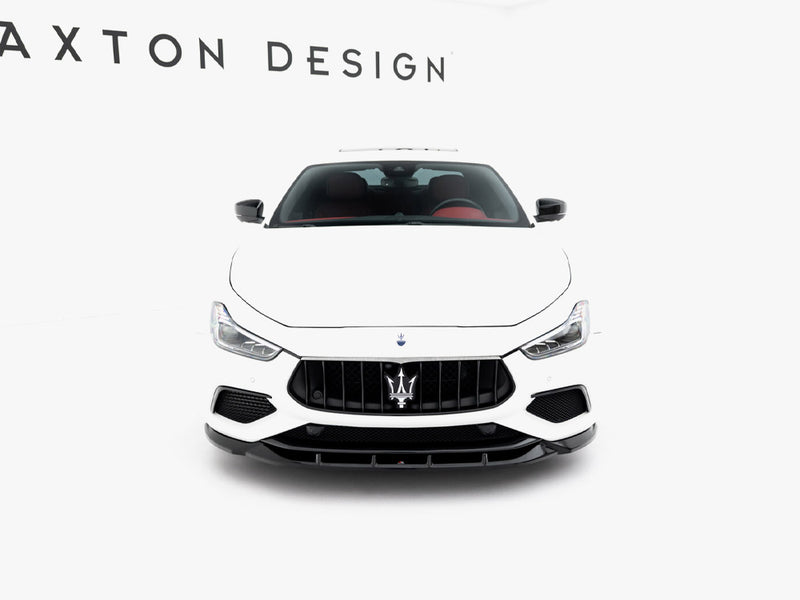 Maxton Design Front Splitter Maserati Ghibli Modena Mk3 Facelift