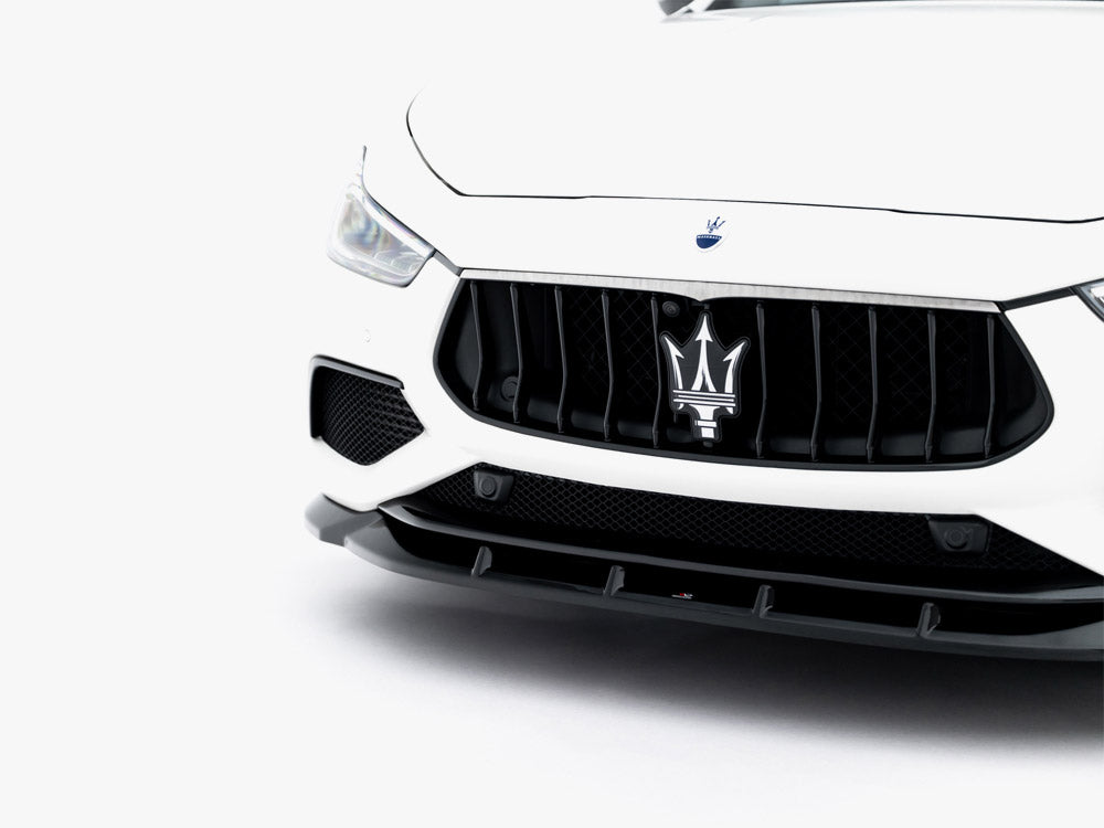 Maxton Design Front Splitter Maserati Ghibli Modena Mk3 Facelift