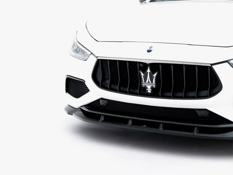 Maxton Design Front Splitter Maserati Ghibli Modena Mk3 Facelift