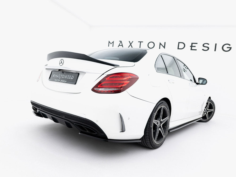 Maxton Design Rear Side Splitters Mercedes-Benz C AMG-Line Sedan W205