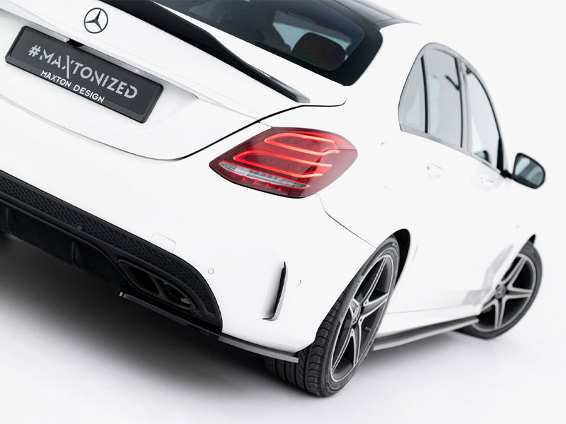 Maxton Design Rear Side Splitters Mercedes-Benz C AMG-Line Sedan W205