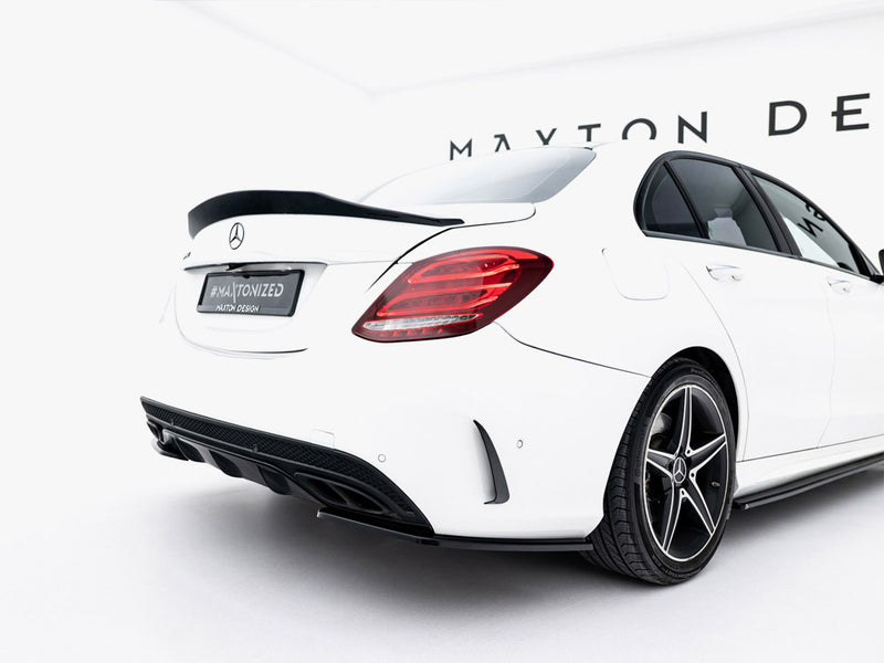 Maxton Design Rear Side Splitters Mercedes-Benz C AMG-Line Sedan W205