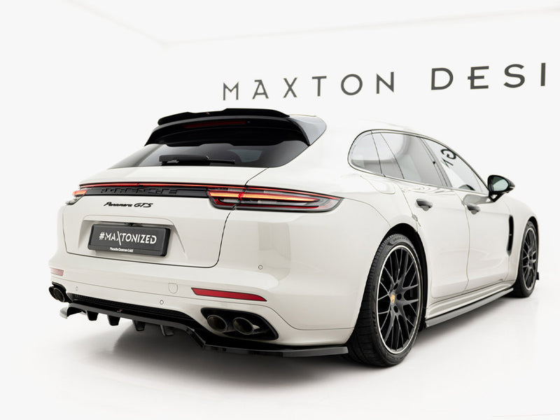 Maxton Design Rear Splitter (Vertical Bars) Porsche Panamera GTS Sport Turismo 971 Facelift