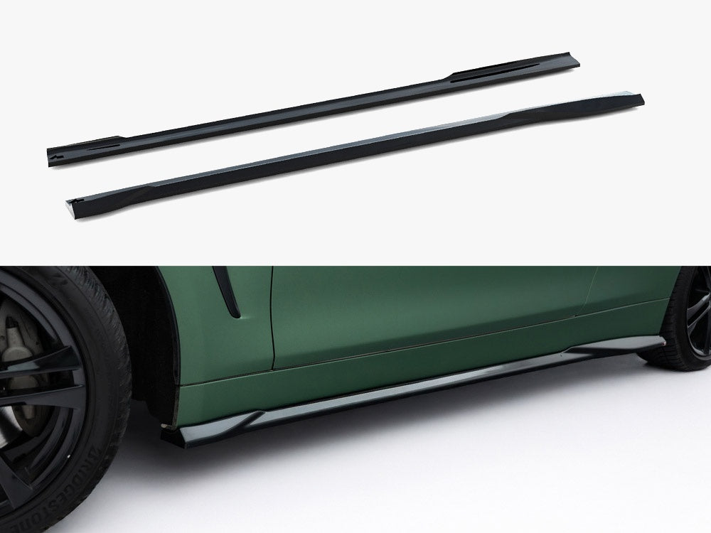 Maxton Design Side Skirts Diffusers BMW 4 Cabrio / Coupe F33 / F32