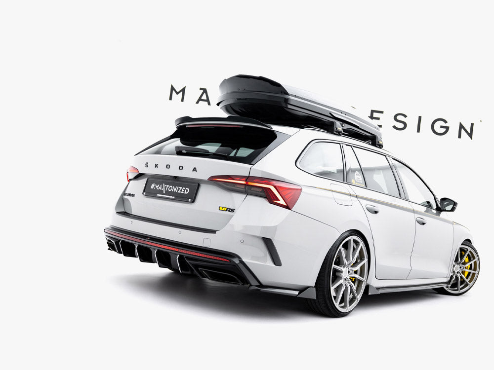 Maxton Design Rear Side Splitters V.8 Skoda Octavia RS Liftback / Estate Mk4
