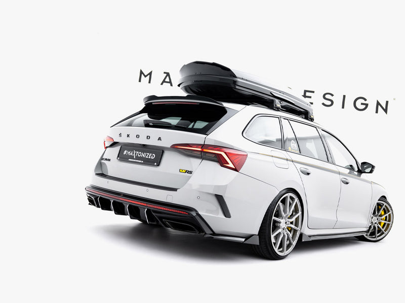 Maxton Design Rear Side Splitters V.8 Skoda Octavia RS Liftback / Estate Mk4