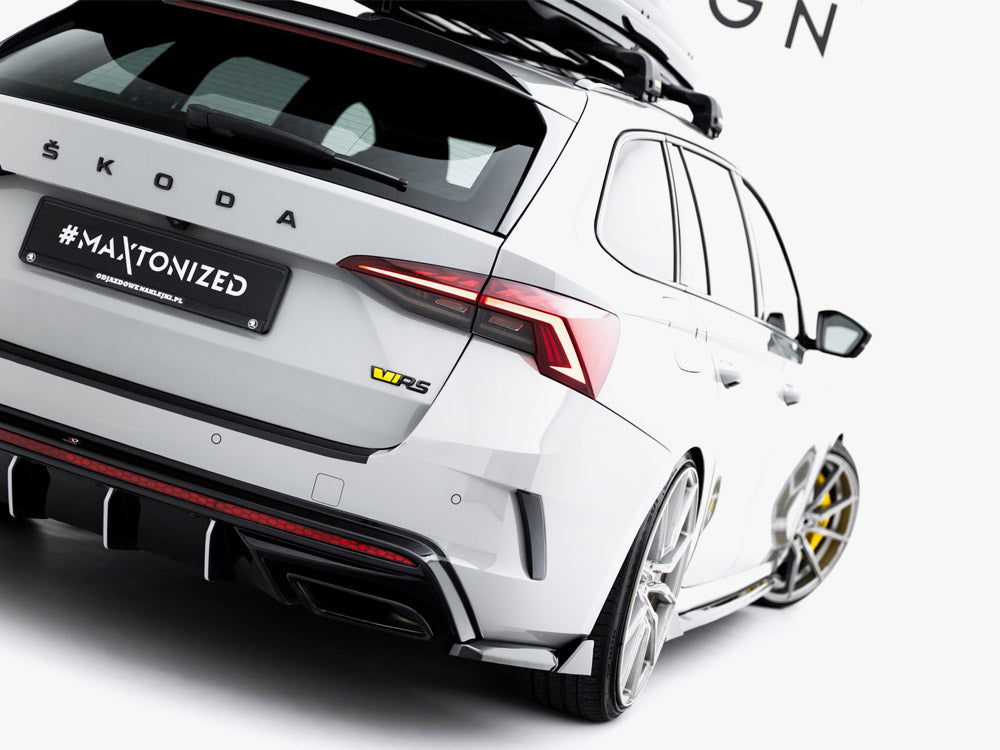 Maxton Design Rear Side Splitters V.8 Skoda Octavia RS Liftback / Estate Mk4