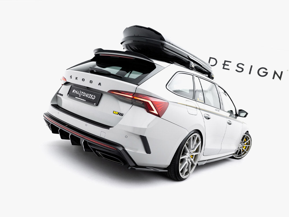 Maxton Design Rear Side Splitters V.7 Skoda Octavia RS Liftback / Estate Mk4