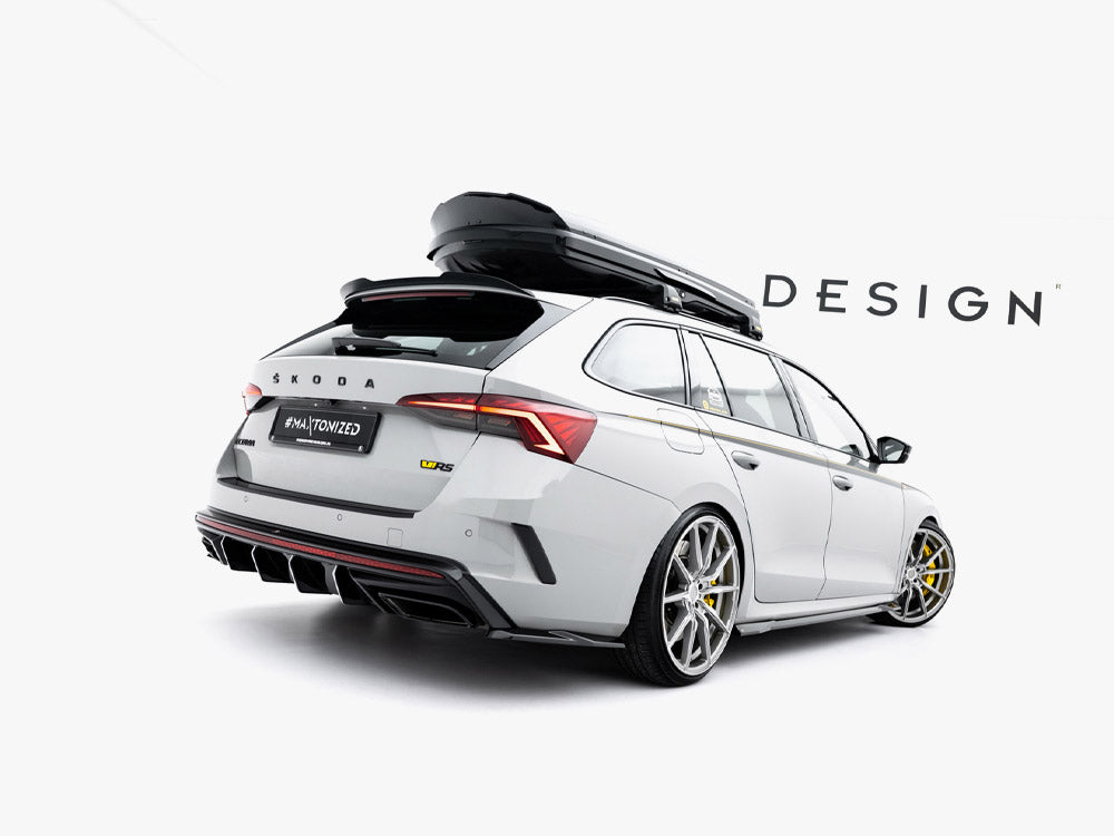 Maxton Design Rear Side Splitters V.7 Skoda Octavia RS Liftback / Estate Mk4