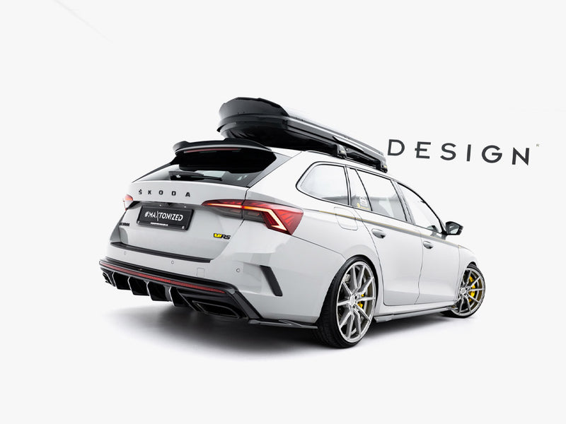 Maxton Design Rear Side Splitters V.7 Skoda Octavia RS Liftback / Estate Mk4