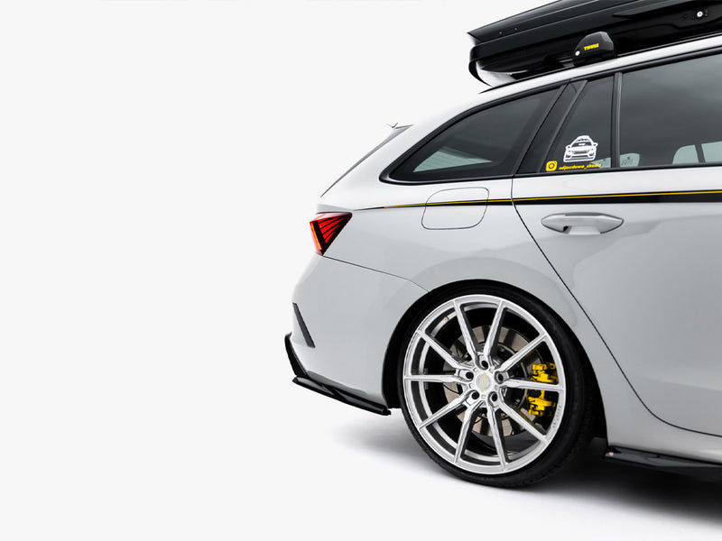 Maxton Design Rear Side Splitters V.7 Skoda Octavia RS Liftback / Estate Mk4