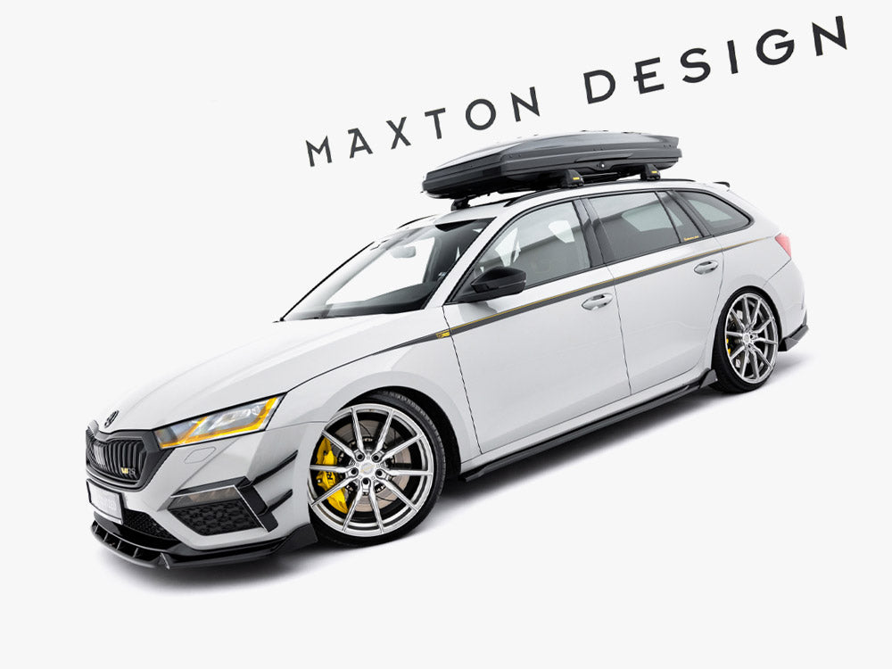 Maxton Design Side Skirt Diffusers V.4 Skoda Octavia RS Liftback / Estate Mk4