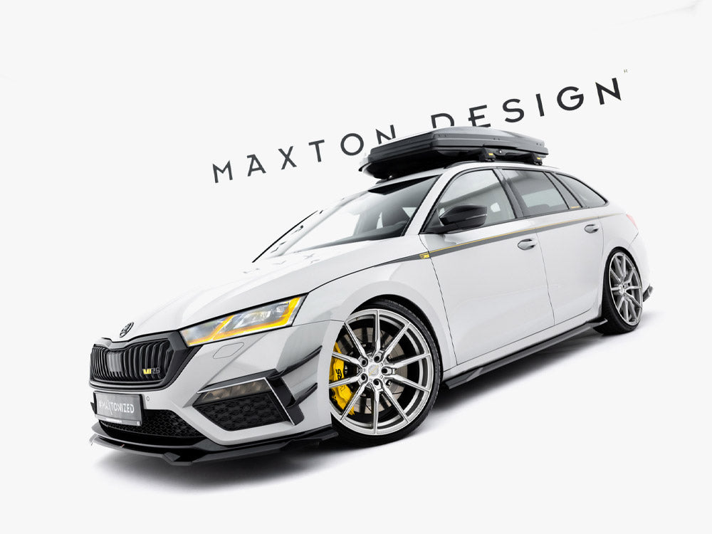 Maxton Design Side Skirts Diffusers V.3 Skoda Octavia RS Liftback / Estate Mk4