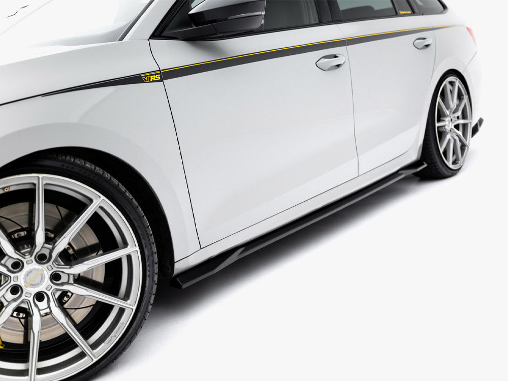 Maxton Design Side Skirts Diffusers V.3 Skoda Octavia RS Liftback / Estate Mk4