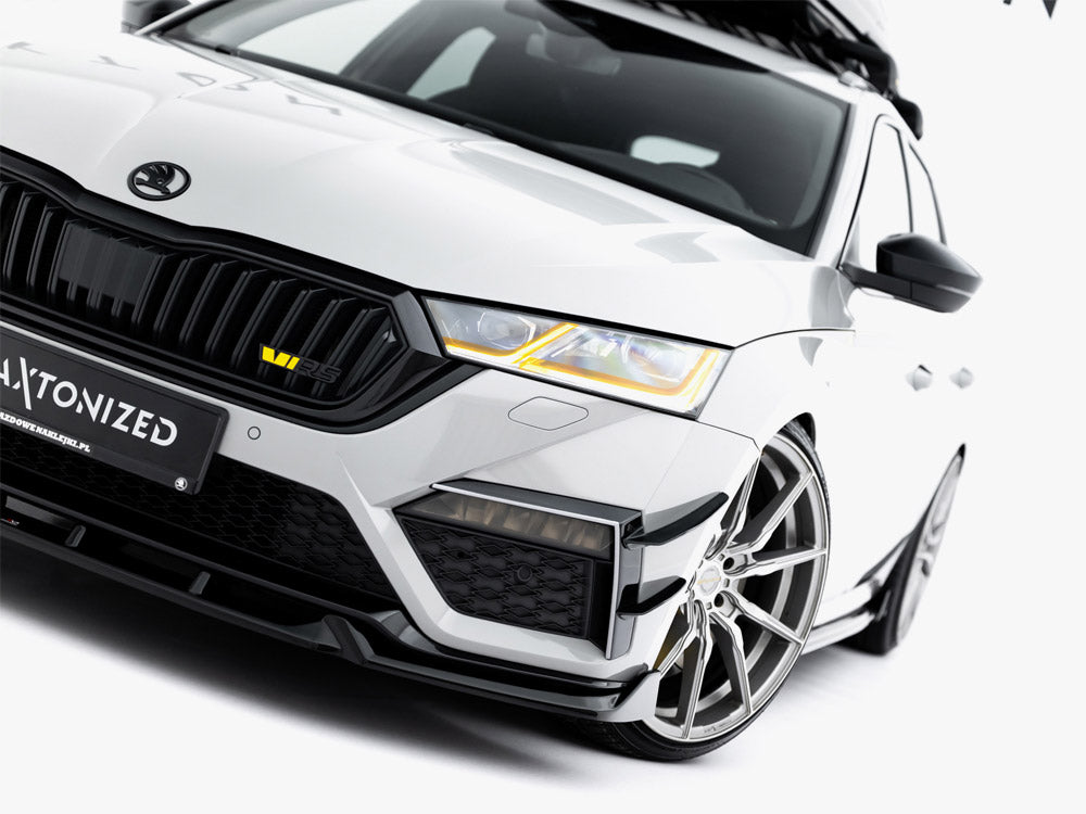 Maxton Design Front Splitter V.5 Skoda Octavia RS Mk4