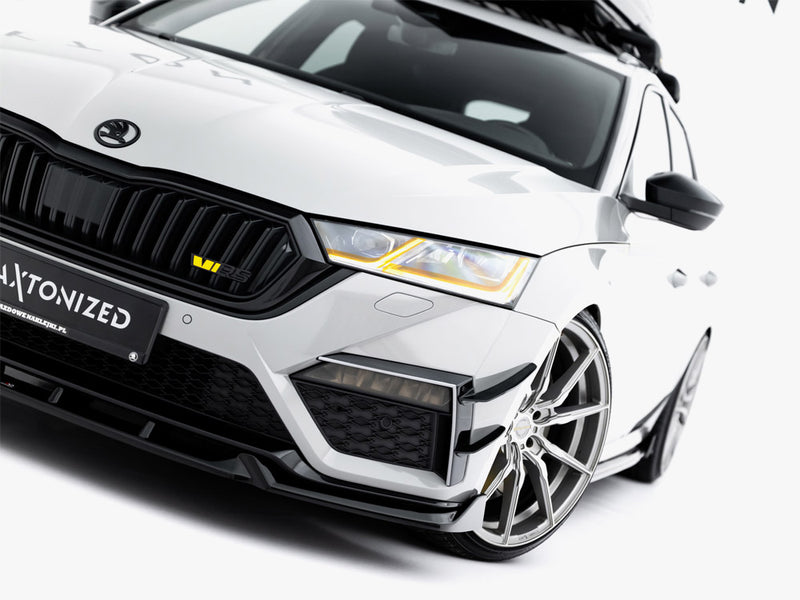 Maxton Design Front Splitter V.5 Skoda Octavia RS Mk4