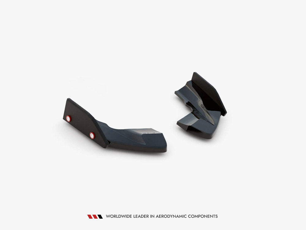 Maxton Design Rear Side Splitters V.2 + Flaps Volkswagen Golf R Mk8 Facelift