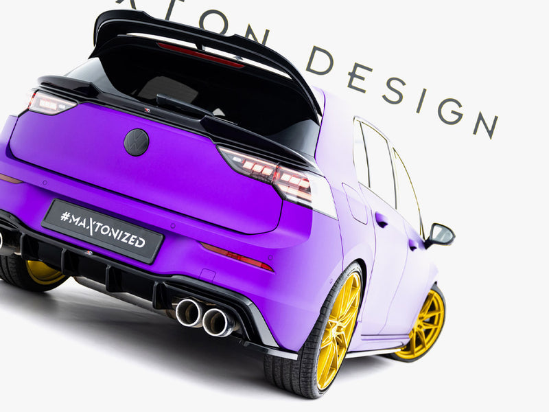 Maxton Design Rear Side Splitters V.4 Volkswagen Golf R Mk8 Facelift
