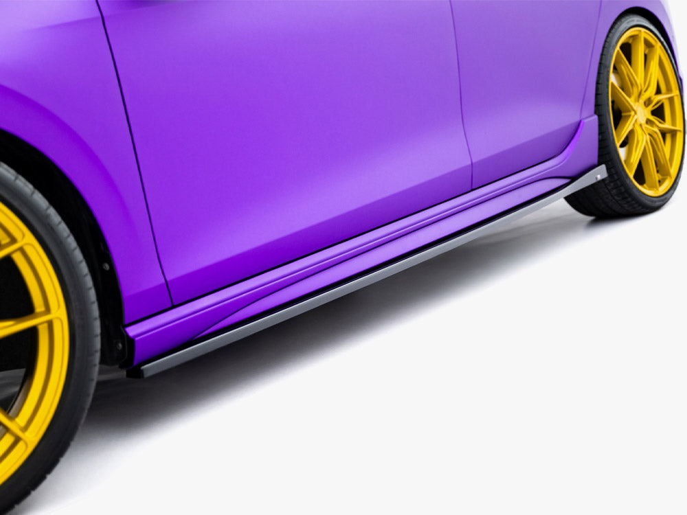 Maxton Design Side Skirts Diffusers V.2 Volkswagen Golf R Mk8 Facelift