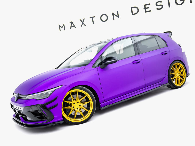 Maxton Design Side Skirts Diffusers V.5 Volkswagen Golf R Mk8 / Mk8 Facelift