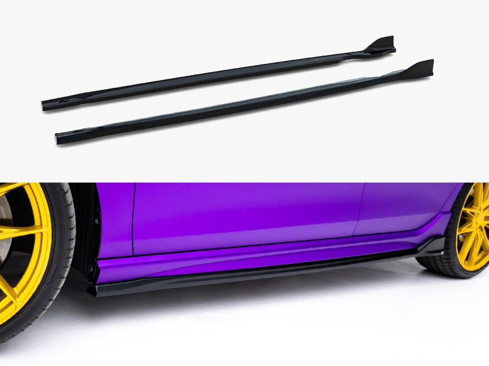 Maxton Design Side Skirts Diffusers V.4 Volkswagen Golf R Mk8 / Mk8 Facelift