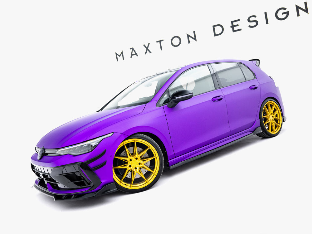 Maxton Design Side Skirts Diffusers V.4 Volkswagen Golf R Mk8 / Mk8 Facelift