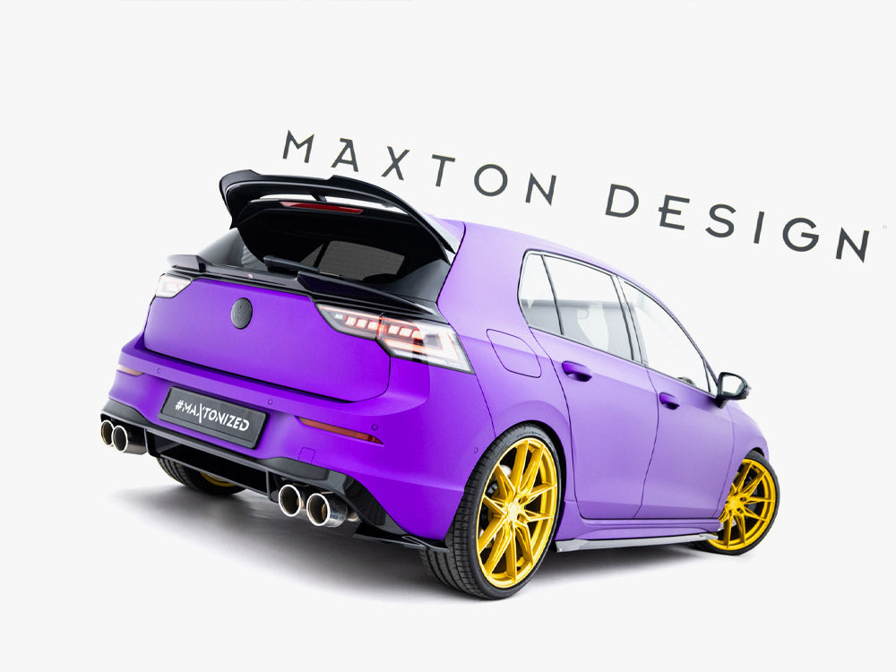 Maxton Design Rear Side Splitters V.8 Volkswagen Golf R Mk8 / Mk8 Facelift