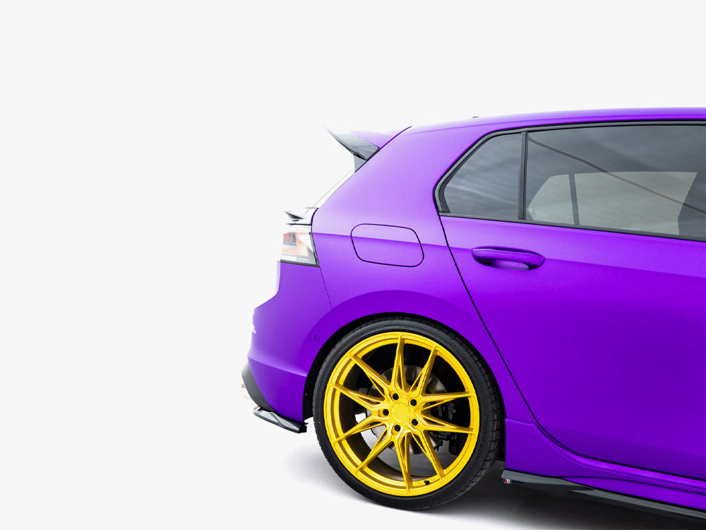 Maxton Design Rear Side Splitters V.8 Volkswagen Golf R Mk8 / Mk8 Facelift
