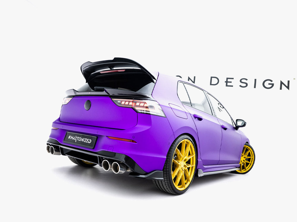 Maxton Design Rear Side Splitters V.7 Volkswagen Golf R Mk8 / Mk8 Facelift