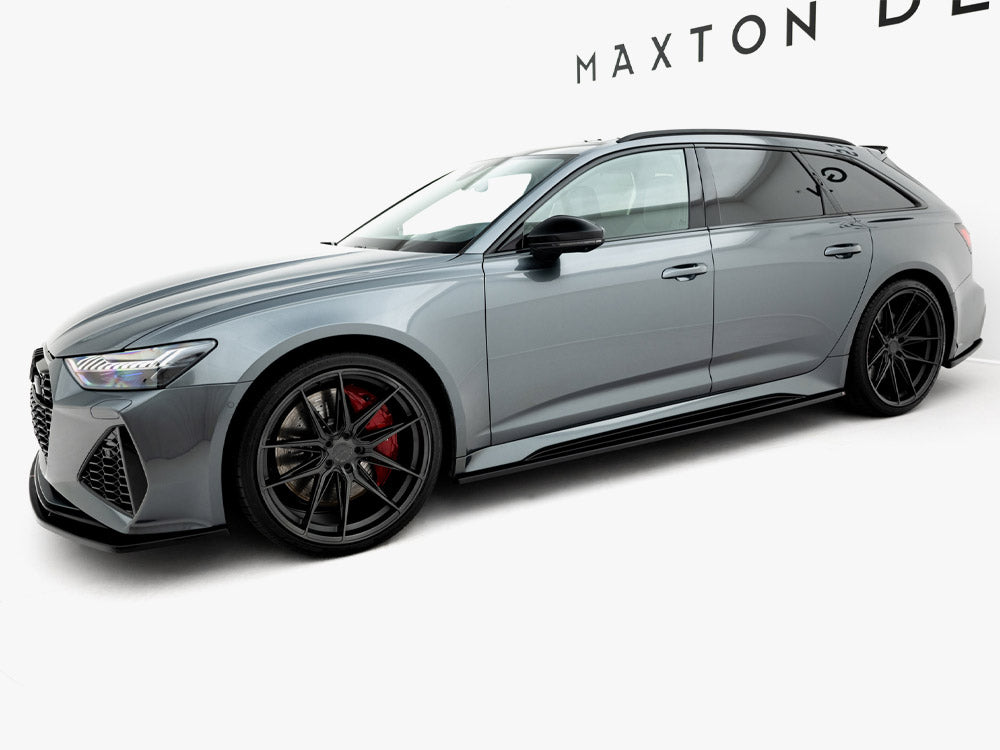 Maxton Design Side Skirt Diffusers V.2 Audi RS6 C8 / C8 Facelift