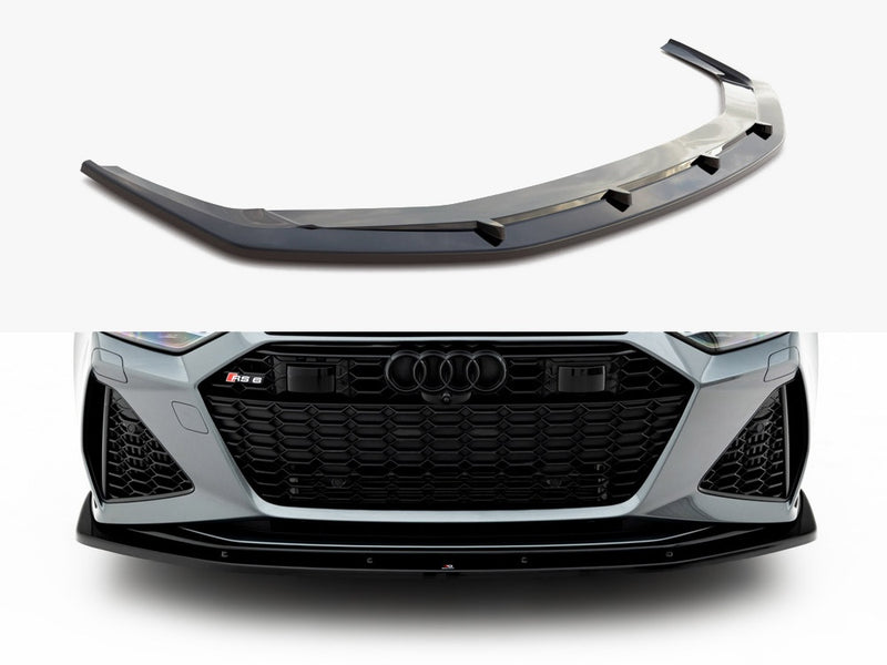 Maxton Design Front Splitter V.2 Audi RS6 C8 / C8 Facelift