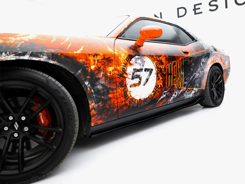 Maxton Design Side Skirts Diffusers Dodge Challenger GT Mk3 Facelift