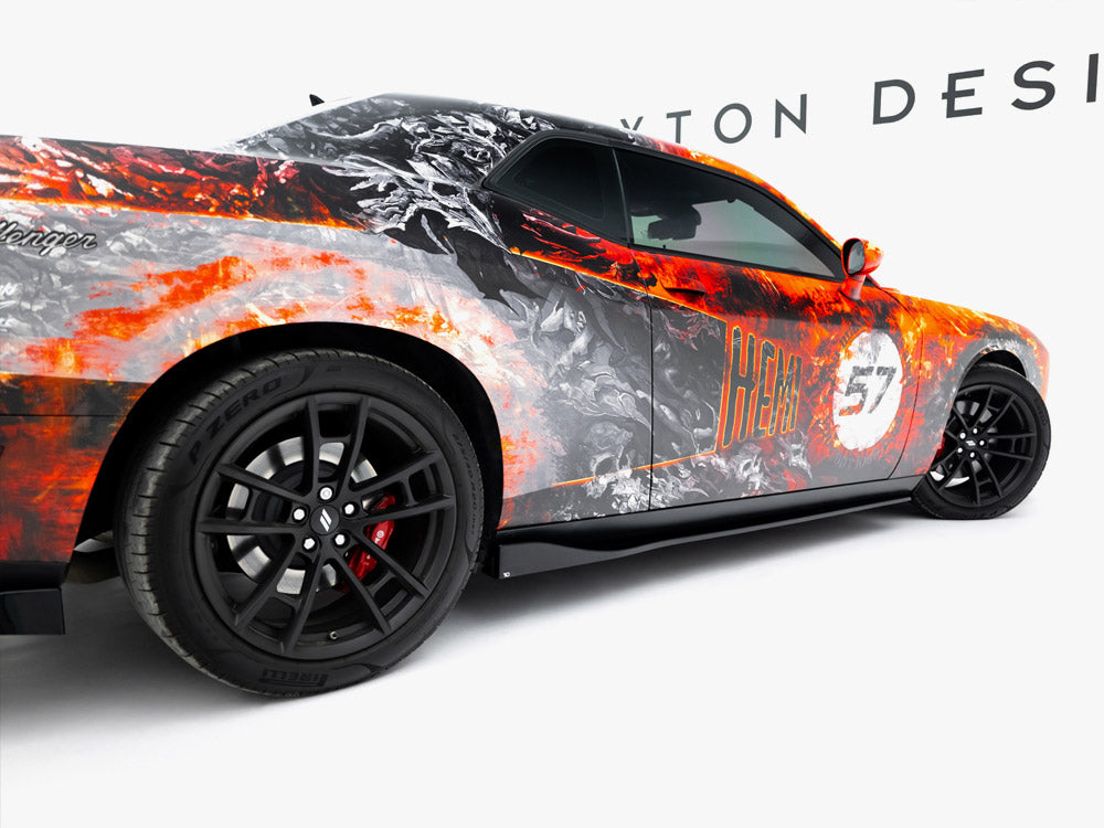 Maxton Design Side Skirts Diffusers Dodge Challenger GT Mk3 Facelift