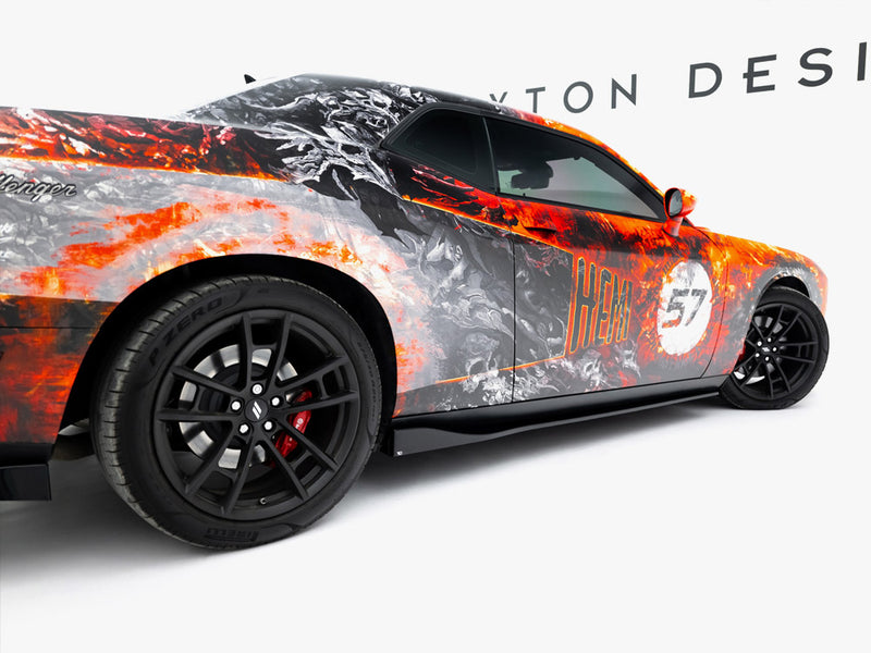 Maxton Design Side Skirts Diffusers Dodge Challenger GT Mk3 Facelift