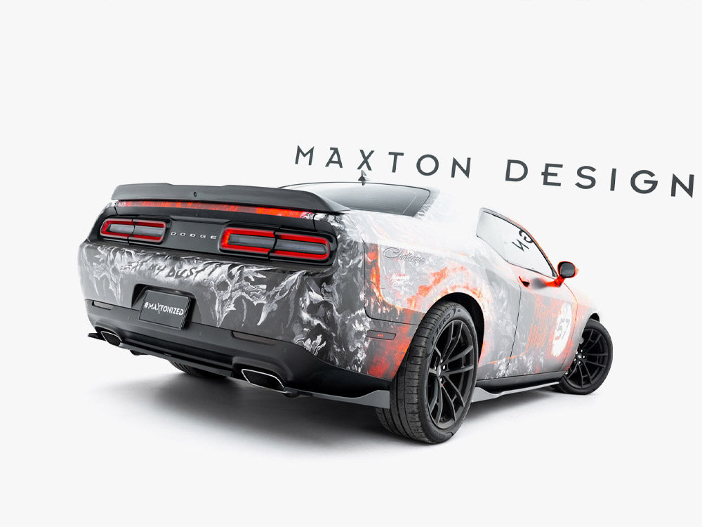 Maxton Design Rear Side Splitters Dodge Challenger GT Mk3 Facelift