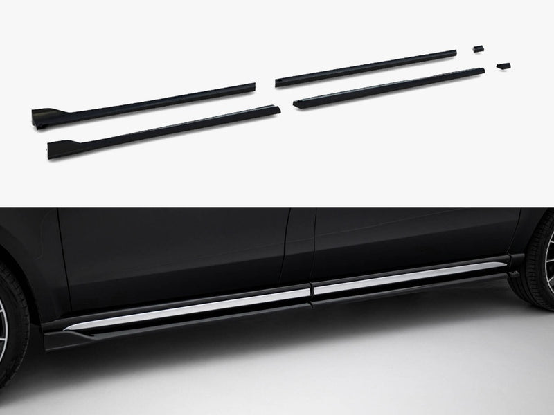Maxton Design Side Skirts Diffusers V.2 Mercedes-Benz V-Class Long AMG-Line W447 Facelift 2
