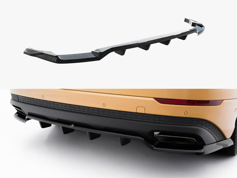 Maxton Design Rear Splitter (Vertical Bars) Audi Q8 Mk1 Facelift