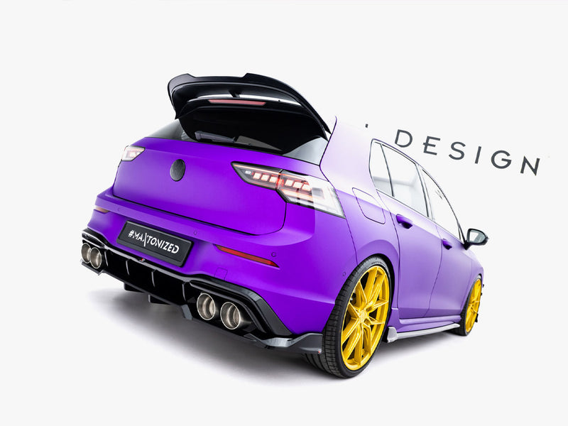 Maxton Design Rear Splitter (Vertical Bars) V.1 Volkswagen Golf R Mk8 / Mk8 Facelift