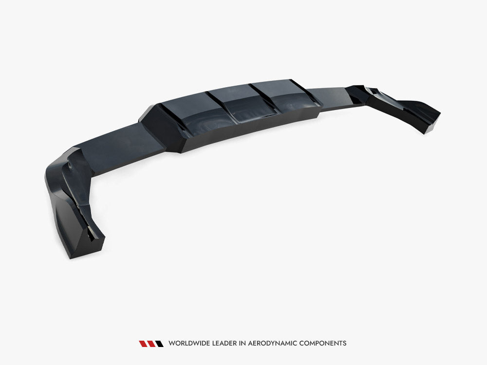 Maxton Design Rear Splitter (Vertical Bars) V.1 Volkswagen Golf R Mk8 / Mk8 Facelift